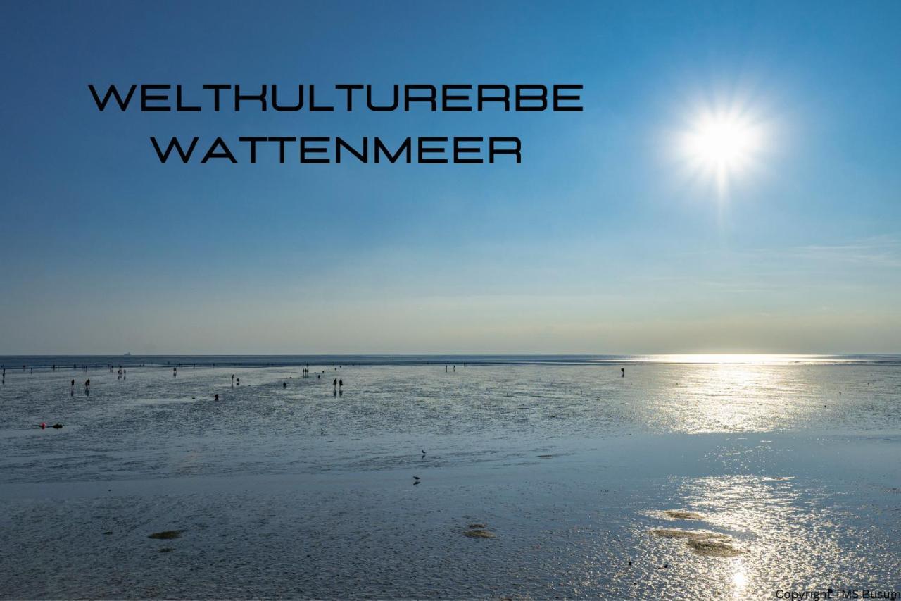 Grosszuegige Ferienwohnung Mit Terrasse Büsum Esterno foto
